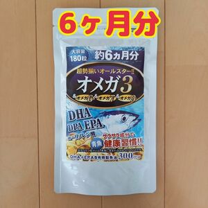 (今だけ値下げ中)オメガ3 DHA EPA DPA α-リノレン酸 えごま油 亜麻仁油　6ヶ月分