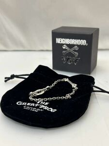 20240301【NEIGHBORHOOD】ネイバーフッド THEGREATFROG グレートフロッグ ブレスレット SV925 シルバー アクセサリー 