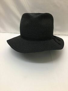 20240317【STETSON×RUDE GALLERY BLACK REBEL】ステットソン ルードギャラリーブラックレーベル パナマ ハット 帽子 ブラック 