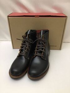 20240317【RED WING】レッドウィング BECKMAN FLATBOX ベックマン フラットボックス レースアップブーツ レザー ブラック 24.5 9060