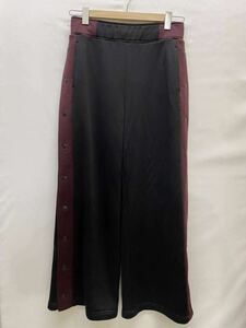 20240319【T BY ALEXANDERWANG】ティー バイ アレキサンダー ワン パンツ SLEEK FRENCH WIDE LEG PANTS XS ブラック 4c284011c1