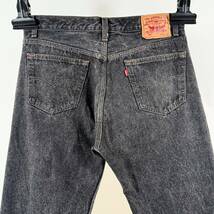 希少《 Good Condition / W36 》80s 美品【 Levi's 501-0658 先染め ブラック 黒 デニム ビンテージ アメリカ製 】_画像1