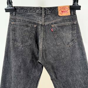 希少《 Good Condition / W36 》80s 美品【 Levi's 501-0658 先染め ブラック 黒 デニム ビンテージ アメリカ製 】