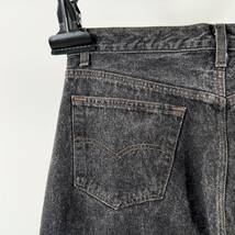 希少《 Good Condition / W36 》80s 美品【 Levi's 501-0658 先染め ブラック 黒 デニム ビンテージ アメリカ製 】_画像3