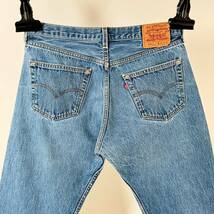 希少《 Good Condition / W35 L32 》90s 美品【 Levis 501 ビンテージ 濃淡のある色落ち デニム ジーンズ アメリカ製 】_画像7