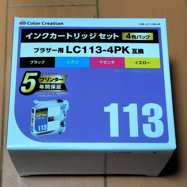 ★新品★ インクカートリッジ ブラザー用 LC113-4PK互換