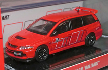 1/64スケール　三菱ランサーエボリューション Ⅸ　ワゴン [RALLIART]（レッド）　* INNO MODEKS製　*品番IN64-EVO9W-RARE　　*04_画像2