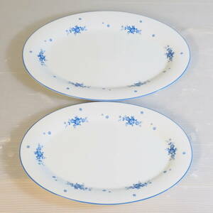 a) オーバルディッシュ Noritake ２枚 40.5×29.5 36×26ｃｍ