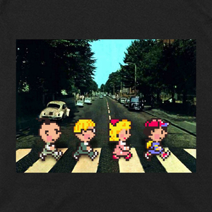 【Tシャツ】　『Earthbound×Abbey Road』　MOTHER2　アビーロード　S／M／L／XL