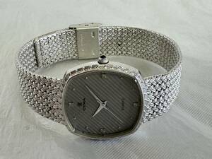 シーマ　CYMA　200-1　シルバーカラー　メッシュベルト　クォーツ　メンズ　腕時計