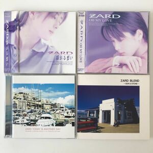 B25668　中古CD　揺れる想い+OH MY LOVE+TODAY IS ANOTHER DAY+ZARD BLEND～SUN&STONE　ZARD　4枚セット