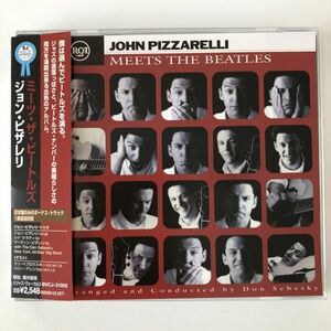 B25682　CD（中古）ミーツ・ザ・ビートルズ　ジョン・ピザレリ　帯つき　美品