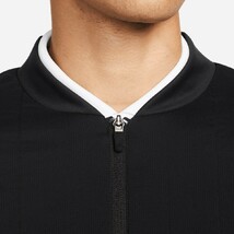 最後 M NIKE GOLF ADV レペル ジャケット @24200円 検 薄中綿 軽量 防寒 防水 撥水 高級 上質 ナイキゴルフ ブルゾン MA-1 黒/ブラック_画像3