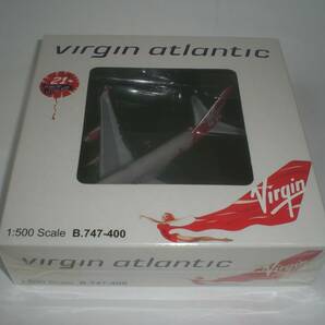 未開封★BB 1/500 ヴァージンアトランティック航空 21周年「Birthday Girl」G-VFAB B747-400★Virgin Atlantic ”Lady Penelope”の画像1