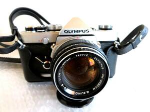 ●【ト足】OLMPUS OM-1 オリンパス フィルムカメラ 1:1.4 f＝50㎜ AUTO-S G.ZUIKO OM－SISTEM ケース付き CBZ01ZZG58