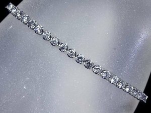 IW10920S【1円～】新品【RK宝石】≪Diamond≫ 天然ダイヤモンド 5.00ct !!Pt850 K14WG 超高級 テニス フルエタニティ ブレスレット ダイヤ