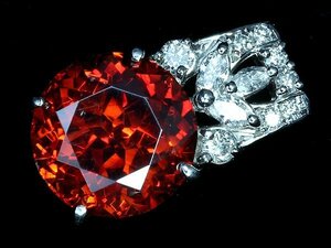 IMG11000S【1円～】新品仕上【RK宝石】極上スファレライト 特大6.81ct! 極上ダイヤモンド Pt900 超高級ペンダントヘッド ネックレス ダイヤ