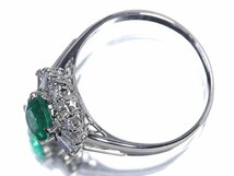 VZ11046S【1円～】新品仕上【RK宝石】≪Emerald≫ ジュエリーマキ 極上エメラルド 大粒0.92ct 極上ダイヤモンド Pt850 高級リング ダイヤ_画像3