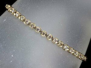 IIL10907S【1円～】新品【RK宝石】≪Diamond≫ 極上ブラウンダイヤモンド 3.00ct!! K18 超高級 テニス フルエタニティ ブレスレット ダイヤ