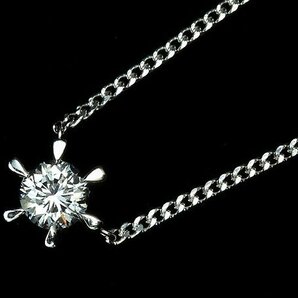 KR11240SS【1円～】新品【RK宝石】≪DIAMOND≫ 極上ダイヤモンド 大粒0.51ct!! Pt900 Pt850 高級 一粒ダイヤ ネックレス ダイヤの画像2