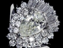 IIO11227SS【1円～】新品仕上【RK宝石】《Diamond》極上ダイヤモンド 特大1.008ct! 極上脇石ダイヤモンド 0.8ct Pt900 超高級リング ダイヤ_画像1