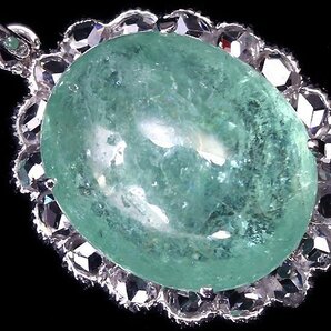 IW9839SS【売り切り】新品【RK宝石】≪Paraiba≫ 極上パライバトルマリン 超特大8.97ct!! 極上ダイヤモンド Pt900 超高級ペンダントヘッドの画像2