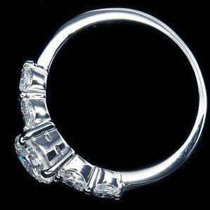 ZO11171SS【1円～】新品【RK宝石】《Diamond》極上ダイヤモンド 特大1.085ct!! 極上脇石ダイヤモンド Pt900 超高級リング ダイヤの画像5