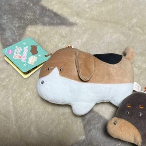 新品★つぶらな瞳　犬と猫　マスコットキーホルダー