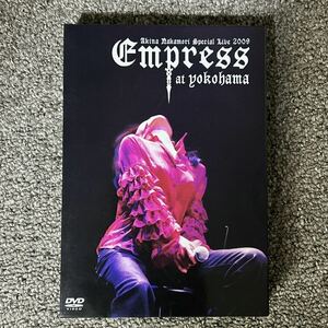 【初回限定版】DVD 貴重 中森明菜/AKINA NAKAMORI SPECIAL LIVE 2009 EMPRESS AT YOKOHAMA ベスト盤好評