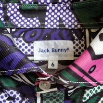 【試着のみ！】Jack Bunny!! ジャックバニー　ドラえもんポロシャツ コラボ パーリーゲイツ ゴルフ GOLF メンズ6 XL 半袖 総柄_画像3