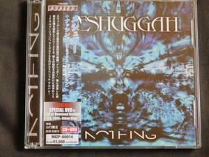 MESHUGGAH/メシュガー　 ナッシング（リミックス・エディション）CD＋DVD　 2008年　 見本品　　MICP-60014