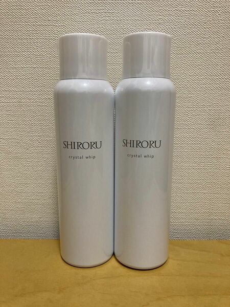 SHIRORU シロル クリスタルホイップ 洗顔料　120g×2本