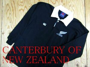 ★カンタベリー CANTERBURY★ALL BLACKS オールブラックス ラガーシャツ★R60303062A