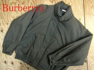 ★バーバリー Burberry★メンズ キルティングライナー付き コットンジップジャケット カーキ★R60303052A