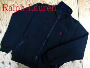 ★ラルフローレン RalphLauren★メンズ ワンポイントポニー 裏フリース ジップジャケット 60/40クロス★R60310054A