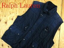 ★ラルフローレン RalphLauren★メンズ 裏サーマル生地 キルティングジップベスト★R60303018A_画像1