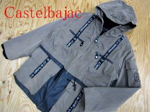 ★カステルバジャック Castelbajac★メンズ フリースライナー付き コーティングフーディジップジャケット★R60324031C