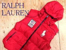 ★ラルフローレン RalphLauren★メンズ フーディダウンベスト ビッグポニー★R60331075A_画像1