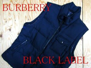 ★バーバリー Burberrys ブラックレーベル★裏ノバチェック インナーダウンベスト メンズ★R60331063A