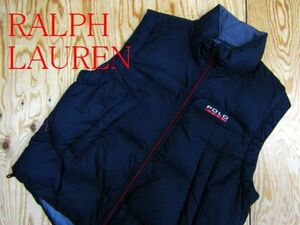 ★POLOSPORT ラルフローレン RalphLauren★メンズ バックベンチレーション ダウンベスト★R60331048A