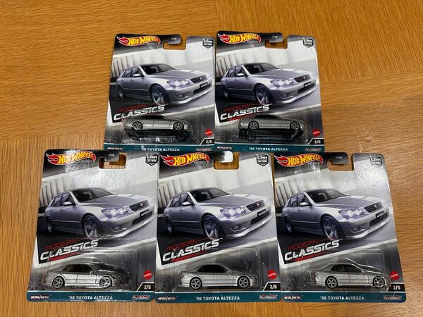 5台セット！ ホットウィール カーカルチャー モダンクラシックス トヨタ アルテッツァ hotwheels