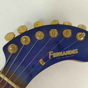 FERNANDES フェルナンデス ミニ エレキギター ゾウさん ブルー 楽器の画像2