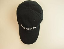 ICH【中古品】 BALENCIAGA バレンシアガ キャップ ブラック Lサイズ(58cm) 529192 310B2 〈208-240326-ss20-ICH〉_画像4