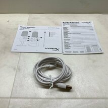 MIN【中古品】 MSMK Kingston Hyper X SoloCast White USB スタンドアロンマイク 〈88-240305-MK-28-MIN〉_画像9