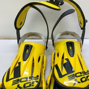 MIN【中古品】 MSMS JOYRIDE ジョイライド ビンディング S/Mサイズ BG330 イエロー スノーボード 〈118-240310-CN-5-MIN〉の画像6