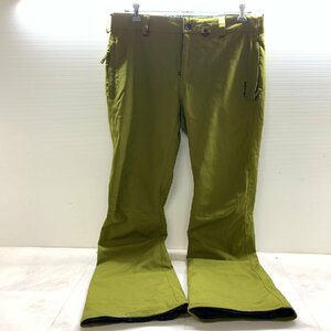 MIN【中古品】 MSMS VOLCOM スノーボード パンツ サイズL グリーン ウエア ボルコム 〈120-240313-ME-5-MIN〉