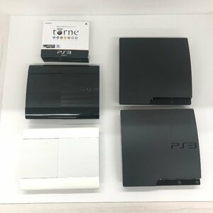 FUR【中古現状品】動作未確認 本体のみ SONY PlayStation3 4台セット 地上デジタルレコーダーキット トルネ 1台付【023-240318-KO-01-FUR】