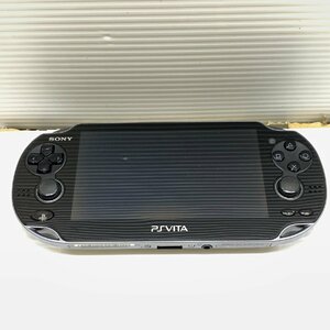 MIN【中古品】 MSMG PS Vita 本体のみ PCH-1100 ブラック 画面ヤケあり SONY ソニー 〈35-240323-ME-4-MIN〉