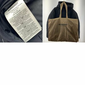 FUZ 【中古品】BURBERRY バーバリー BENHALL ファネルネック フーデッドダウンジャケット ブラック 8058129 XS 〈141-240324-NM-3-FUZ〉の画像10