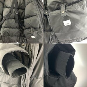 FUZ 【中古品】BURBERRY バーバリー BENHALL ファネルネック フーデッドダウンジャケット ブラック 8058129 XS 〈141-240324-NM-3-FUZ〉の画像8